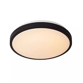 DASHER bathroom ceiling light Ø34.8 cm LED 18 W black (Lucide)