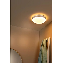 DASHER bathroom ceiling light Ø34.8 cm LED 18 W white (Lucide)