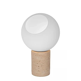 DAVIN galda lampa 24x24 cm 1xE27 opāla (Lucide)