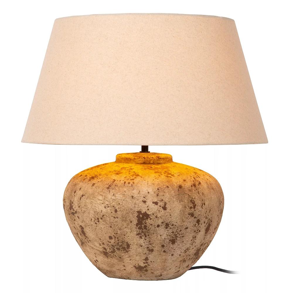 DAVINA table lamp Ø55 cm 1xE27 40 W brown (Lucide)