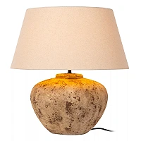 DAVINA table lamp Ø55 cm 1xE27 40 W brown (Lucide)