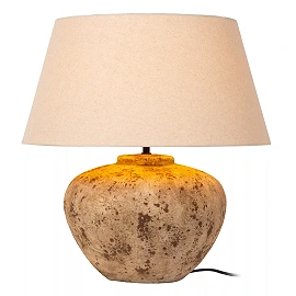 DAVINA table lamp Ø55 cm 1xE27 40 W brown (Lucide)