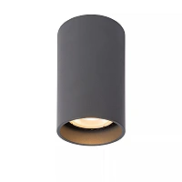 DELTO griestu prožektors Ø5,5 1 x 5 W GU10 dim-to-warm pelēks (Lucide)