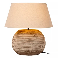 DENISE table lamp Ø55 cm 1xE27 40 W brown (Lucide)