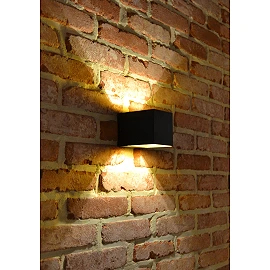 DEVI wall light 1 x 42 W G9 black (Lucide)
