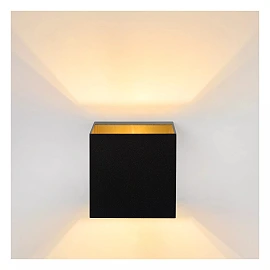 DEVI wall light 1 x 42 W G9 black (Lucide)