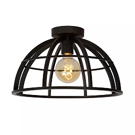 Griestu lampa DIKRA 1xE27 60W melna (Lucide)