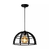 DIKRA pendant light Ø40 cm 1xE27 Black (Lucide)