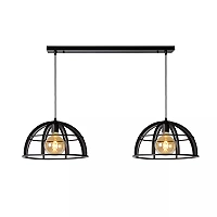 Piekarama lampa DIKRA 2xE27 60W melna (Lucide)