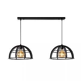 Piekarama lampa DIKRA 2xE27 60W melna (Lucide)