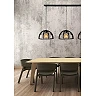 DIKRA Pendant light Ø40 cm 3xE27 60W Black (Lucide)
