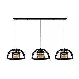 Piekarama lampa DIKRA Ø40 cm 3xE27 60W melna (Lucide)