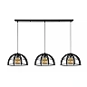 DIKRA Pendant light Ø40 cm 3xE27 60W Black (Lucide)