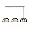 DIKRA Pendant light Ø40 cm 3xE27 60W Black (Lucide)