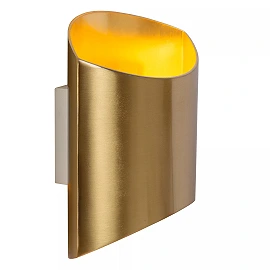 DILETTA sienas lampa 1 x 40 W G9 matēta zelta / misiņa (Lucide)