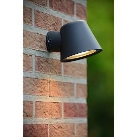 DINGO-LED outdoor wall light LED GU10 1x5W anthracite (Lucide)