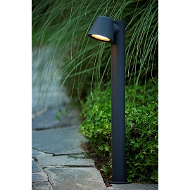 DINGO-LED bollard light 1x5W GU10 anthracite (Lucide)