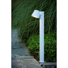 DINGO-LED outdoor bollard light 1 x 5 W GU10 3000K white (Lucide)