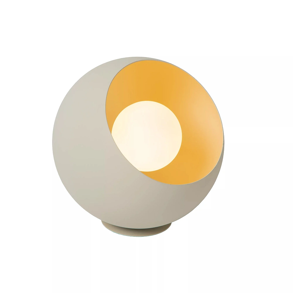 Galda lampa DOREDOS Ø20 cm 1xE27 25W krēmkrāsas (Lucide)