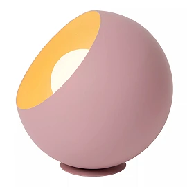 Galda lampa DOREDOS Ø20 cm 1xE27 25W rozā (Lucide)