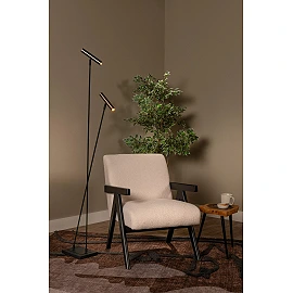 DUARTE stāvlampa 2 x 4 W G9 pelēka metāla (Lucide)