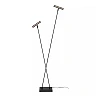 DUARTE floor lamp 2 x 4 W G9 grey iron (Lucide)