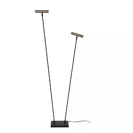 DUARTE stāvlampa 2 x 4 W G9 pelēka metāla (Lucide)