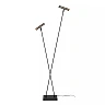 DUARTE floor lamp 2 x 4 W G9 grey iron (Lucide)