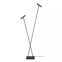 DUARTE stāvlampa 2 x 4 W G9 kafijas krāsa (Lucide)
