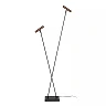 DUARTE floor lamp 2 x 4 W G9 coffee (Lucide)