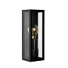 DUKAN outdoor wall light 1xE27 black (Lucide)