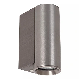 DUPLA Wall spotlight 6.2 cm x 4 cm x 6 cm GU10 (MR11) 1x3.8W Grey iron (Lucide)