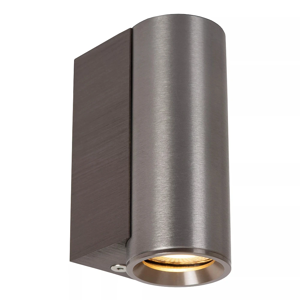 DUPLA Wall spotlight 6.2 cm x 4 cm x 6 cm GU10 (MR11) 1x3.8W Grey iron (Lucide)