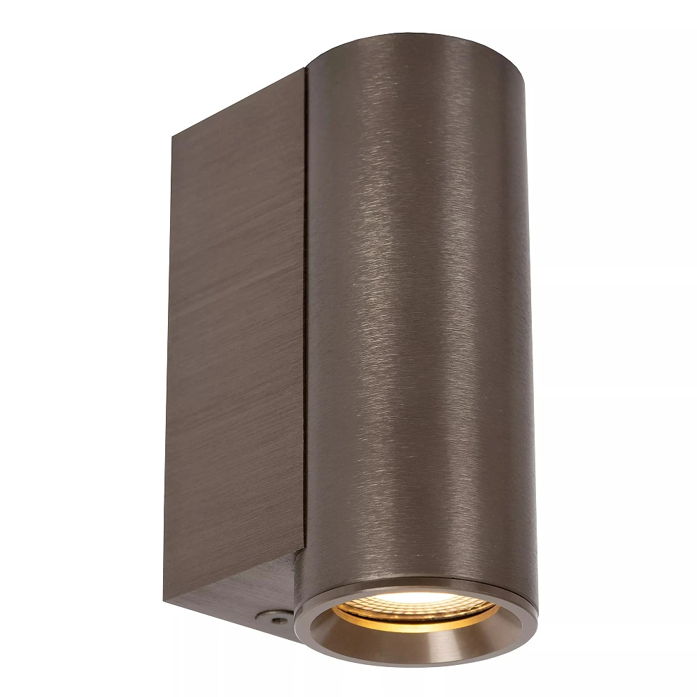 DUPLA Wall spotlight 6.2 cm x 4 cm x 6 cm GU10 (MR11) 1x3.8W Coffee (Lucide)