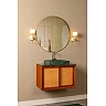 ELDA Wall light Bathroom 1x33W G9 IP44 Matt Gold / Brass (Lucide)