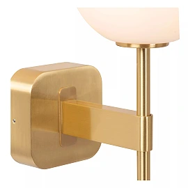 ELDA Wall light Bathroom 1x33W G9 IP44 Matt Gold / Brass (Lucide)