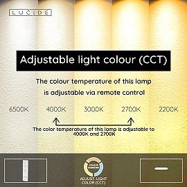ELLY LED griestu gaismeklis 24 W 2700-4000 K opāla (Lucide)