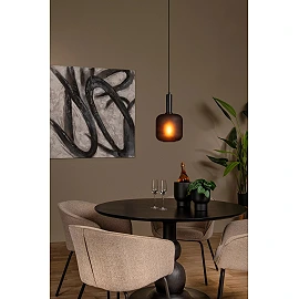 ELOISE Pendant light 1x40W E27 black (Lucide)
