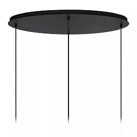 ELOISE Pendant light 4x40W E27 black (Lucide)