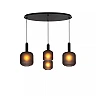 ELOISE Pendant light 4x40W E27 black (Lucide)