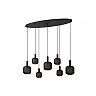 ELOISE Pendant light 7x40W E27 black (Lucide)