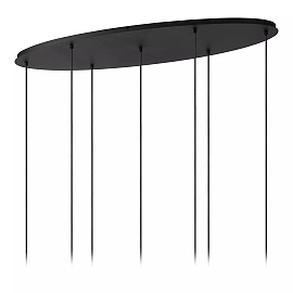 ELOISE Pendant light 7x40W E27 black (Lucide)