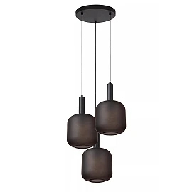 ELOISE Pendant light 3x40W E27 black (Lucide)