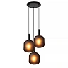 ELOISE Pendant light 3x40W E27 black (Lucide)