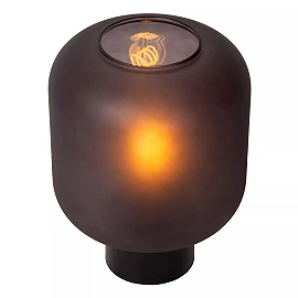 ELOISE Table lamp Ø21cm 1x40W E27 black glass (Lucide)