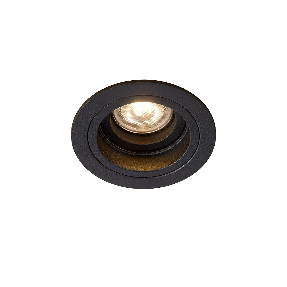 EMBED recessed spotlight 1xGU10 Black (Lucide)
