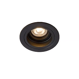 EMBED recessed spotlight 1xGU10 Black (Lucide)