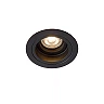EMBED recessed spotlight 1xGU10 Black (Lucide)