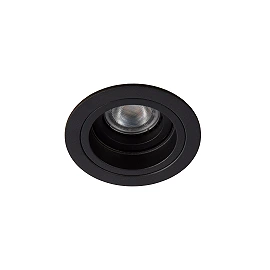 EMBED recessed spotlight 1xGU10 Black (Lucide)