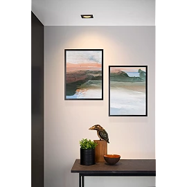 EMBED recessed spotlight 1xGU10 Black (Lucide)